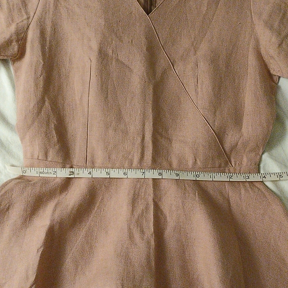 Pink linen blend dress 🌸 - Picture 12 of 12